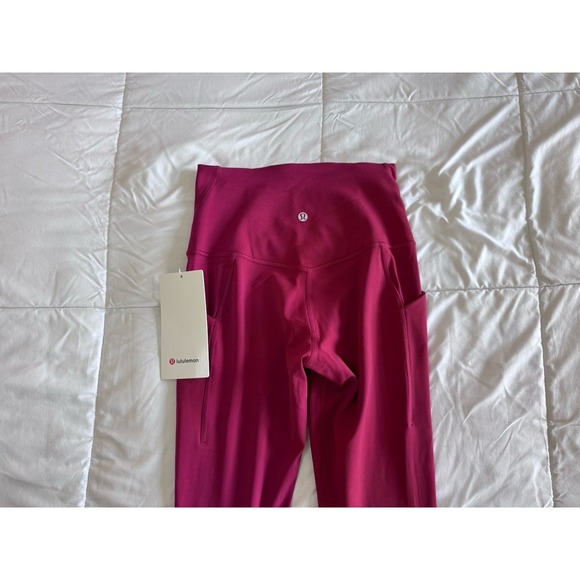 New Lululemon Align HR Pant 25" Size 4 Legging W/Pockets Smoke Magenta NWT - Picture 9 of 11